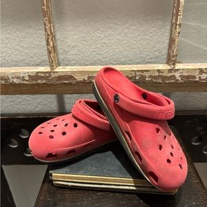 Kids red Crocs